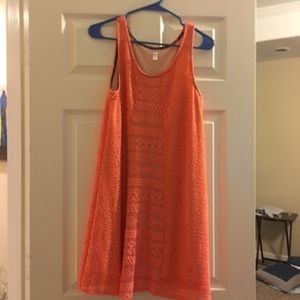 Orange/pink dress